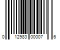 Barcode Image for UPC code 012983000076