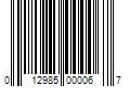 Barcode Image for UPC code 012985000067