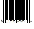 Barcode Image for UPC code 012998000054