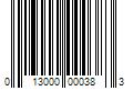 Barcode Image for UPC code 013000000383