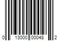 Barcode Image for UPC code 013000000482