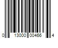 Barcode Image for UPC code 013000004664