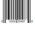 Barcode Image for UPC code 013000004879