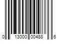 Barcode Image for UPC code 013000004886