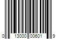 Barcode Image for UPC code 013000006019