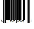 Barcode Image for UPC code 013000006071