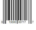 Barcode Image for UPC code 013000007177