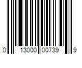 Barcode Image for UPC code 013000007399. Product Name: 