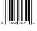 Barcode Image for UPC code 013000008143