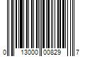 Barcode Image for UPC code 013000008297