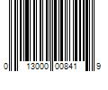 Barcode Image for UPC code 013000008419