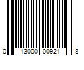 Barcode Image for UPC code 013000009218