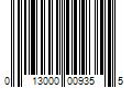 Barcode Image for UPC code 013000009355