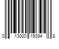 Barcode Image for UPC code 013000193948