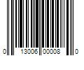 Barcode Image for UPC code 013006000080