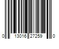 Barcode Image for UPC code 013016272590