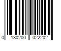 Barcode Image for UPC code 013020002220200