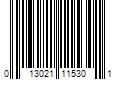 Barcode Image for UPC code 013021115301