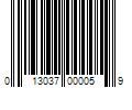 Barcode Image for UPC code 013037000059