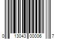 Barcode Image for UPC code 013043000067