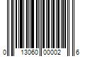 Barcode Image for UPC code 013060000026