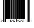 Barcode Image for UPC code 013060000071