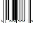 Barcode Image for UPC code 013066000075