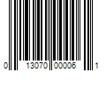 Barcode Image for UPC code 013070000061