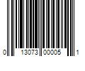 Barcode Image for UPC code 013073000051