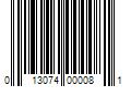 Barcode Image for UPC code 013074000081