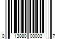 Barcode Image for UPC code 013080000037