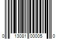 Barcode Image for UPC code 013081000050