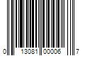 Barcode Image for UPC code 013081000067