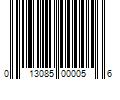 Barcode Image for UPC code 013085000056