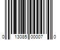 Barcode Image for UPC code 013085000070