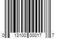 Barcode Image for UPC code 013100000177