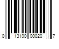 Barcode Image for UPC code 013100000207