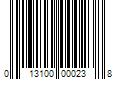 Barcode Image for UPC code 013100000238