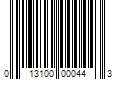 Barcode Image for UPC code 013100000443