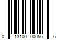 Barcode Image for UPC code 013100000566