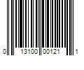 Barcode Image for UPC code 013100001211