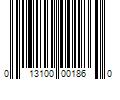 Barcode Image for UPC code 013100001860