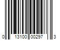 Barcode Image for UPC code 013100002973