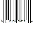 Barcode Image for UPC code 013100003284