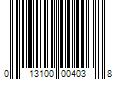 Barcode Image for UPC code 013100004038