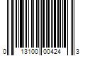 Barcode Image for UPC code 013100004243