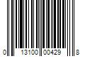 Barcode Image for UPC code 013100004298