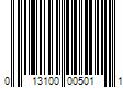 Barcode Image for UPC code 013100005011