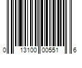 Barcode Image for UPC code 013100005516