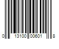 Barcode Image for UPC code 013100006018